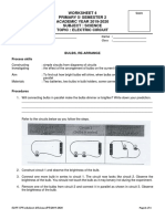 Worksheet 4 Primary 5/ Semester 2 ACADEMIC YEAR 2019-2020 Subject: Science Topic: Electric Circuit