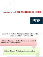 Victim's Compensation in India