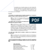 Caso Pago de Impuesto Predial y Arbitrios