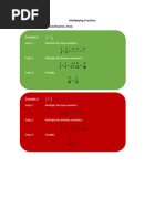 Fraction Multiplication and Division