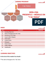 Mssl-Cqa Presents E - Module On "7 QC Tools"