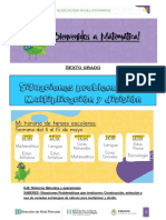 Actividades de 6° Grado - Situaciones Problemáticas Multiplicación y División