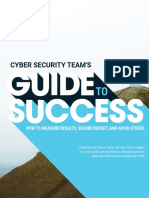 Cyber Security Team'S: How To Measure Results, Secure Budget, and Avoid Stress