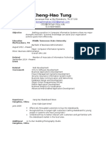 Cheng Hao Tung Resume PDF