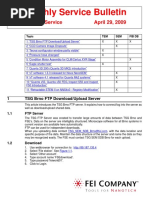 Monthly Service Bulletin: FEI Customer Service April 29, 2009