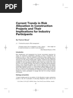 Current Trends in Risk Allocation in Construction Projects and Their Implications For Industry Participants PDF