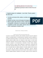 Interpretar El Mensaje de Octavio Paz