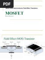 Mosfet: Metal Oxide Semiconductor Field Effect Transistors