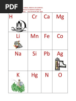 6 Loteria Elementos Quimicos