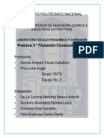 Practica 3, Titulacion Conductimetrica