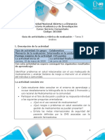 Guia de Actividades y Rúbrica de Evaluación - Unidad 2 - Tarea 3 - Análisis