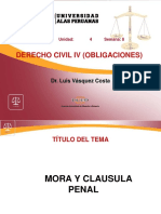 8 Mora, Clausula Penal PDF