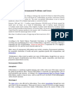 Chapter Environmental Problems and Issues: Deforestation