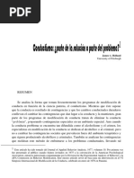 Holland - Conductismo Parte Del Problema o Parte de La Solución