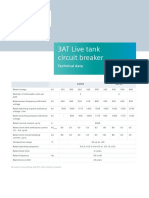 3AT Live Tank Circuit Breaker: Technical Data