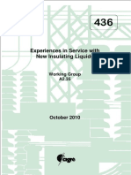 436 Experiences in Service With New Insulating Liquids