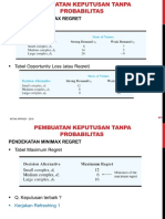 Pembuatan Keputusan Tanpa Probabilitas