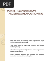 05 Market Segmentation Targeting and Positi