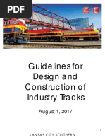 KCS Guidelines For Design and Construction of Industry Tracks PDF