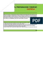 Prevencion, Preparacion Y Respuesta Ante Emergencias: Empresa