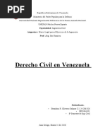 Derecho Civil Venezuela