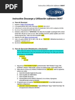 Instructivo Descarga y Utilización Software SWAT