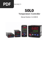 Temperature Controller: Manual Number: SL-USER-M