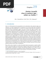 Gestes Invasifs Chez Le Patient Age Utiles Ou Futiles PDF