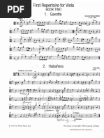 First Repertoire For Viola Book Two Viola PDF