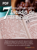 7 Claves para Un Mejor Estudio de La Biblia PDF