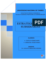 Estrategias para Subsidiarias-Gestion-Ii