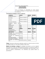 Fichas Técnicas de Materias Primas