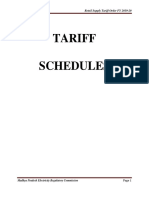 Tariff LT HT Year 19 20