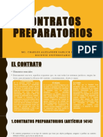 Contratos Preparatorios en El Perú. Mg. Charles Alexander Sablich Huamani