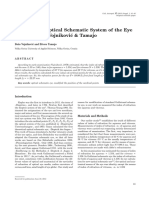 Gullstrand's Optical Schematic System of The Eye - Modified by Vojnikovi) & Tamajo