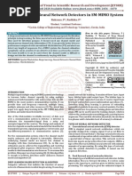 Review of Deep Neural Network Detectors in SM MIMO System