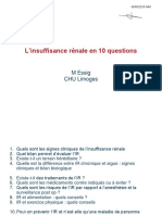 L-Insuffisance Rénale en 10 Questions