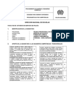 Contenido Programatico Por Competencias Derecho de Policia II - 2019-TPSP