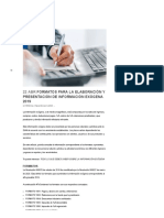 Formatos para La Elaboración y Presentación de Información Exógena 2019 - Revista Contamos