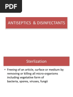 Antiseptics & Disinfectants