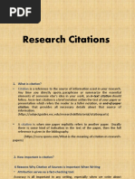 Research Citations