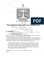 The Sources of and Limits On Criminal Law: A. Introduction