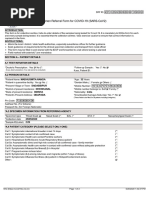 Icmr Specimen Referral Form For Covid-19 (Sars-Cov2) : (If Yes, Attach Prescription If No, Test Cannot Be Conducted)