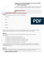 Aplicación de La Taxonomía de Bloom para El Diseño de Preguntas de Escogencia Múltiple para Exámenes o Pruebas