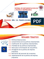 Unidad 6 Sistema Implementacion Politica Empresa