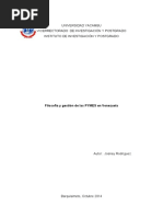 Filosofía y Gestión de Las Pymes en Venezuela