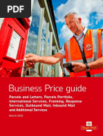 Royal Mail Business Price Guide March 2020