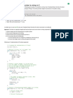 Convert A Floating Point Number To String in C