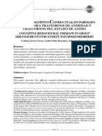 Garay, Korman y Keegan - Terapia Cognitivo-Conductual en Formato Grupal para Trastornos de Ansiedad y Trastornos Del Estado de Ánimo