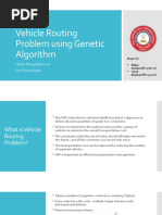 Vehicle Routing Problem Using Genetic Algorithm